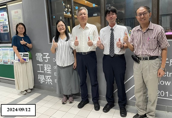 Featured image for “九州產業大學貞方敦雄教授二訪　與銘傳師生進行半導體教學交流”